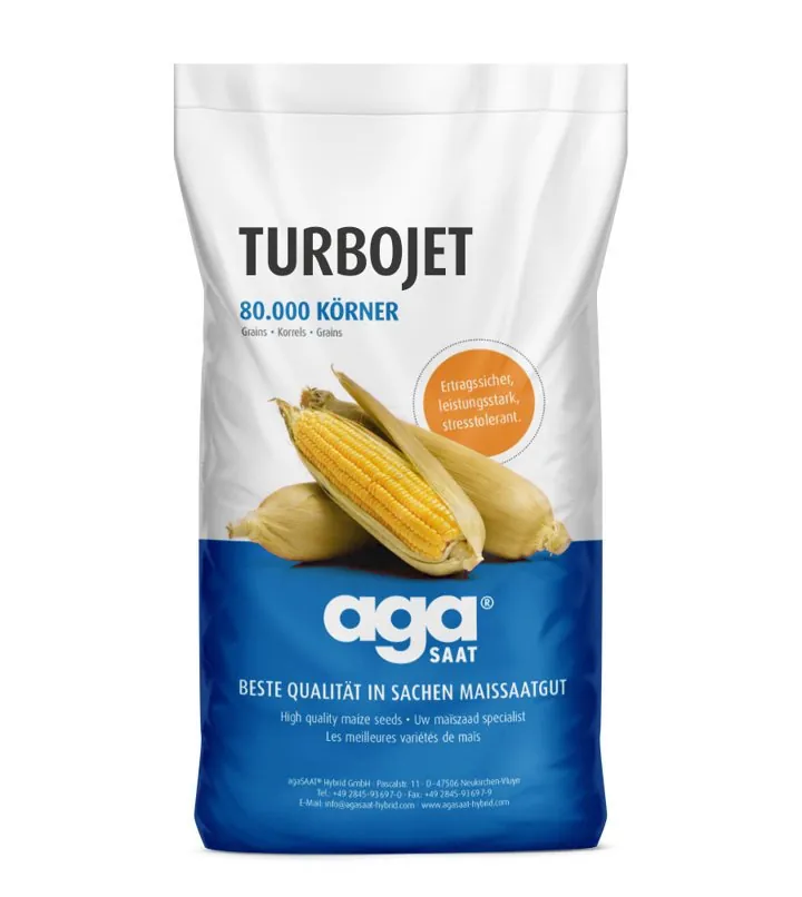 agaSAAT-Saatgutsack der Maissorte TURBOJET